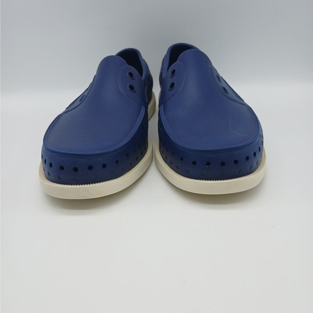Native Unisex Howard Sugarlite Slip on Rubber Loafers Boat Shoes M8/W10 Navy - Picture 2 of 11